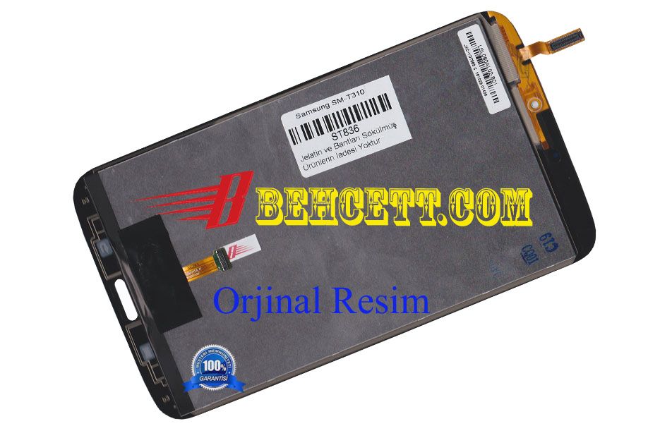 Samsung SM-T310 SM-T315 Lcd Ekran Dokunmatik Takım Siyah