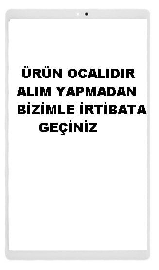 Samsung Galaxy Tab A7 Lite SM-T220 T225 T227 Ön Cam Lens Ocalı BEYAZ