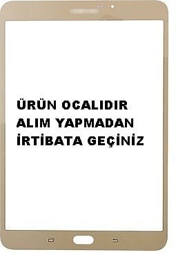 Samsung Galaxy Tab S2 T710 Dokunmatik Lens Gold
