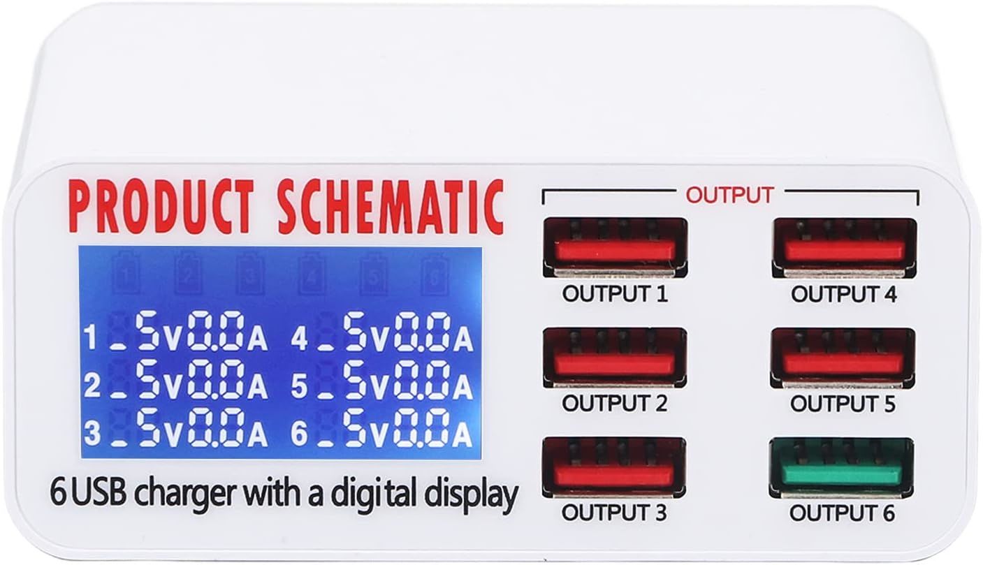 Usb Şarj Tester 6 Port WLX-896P