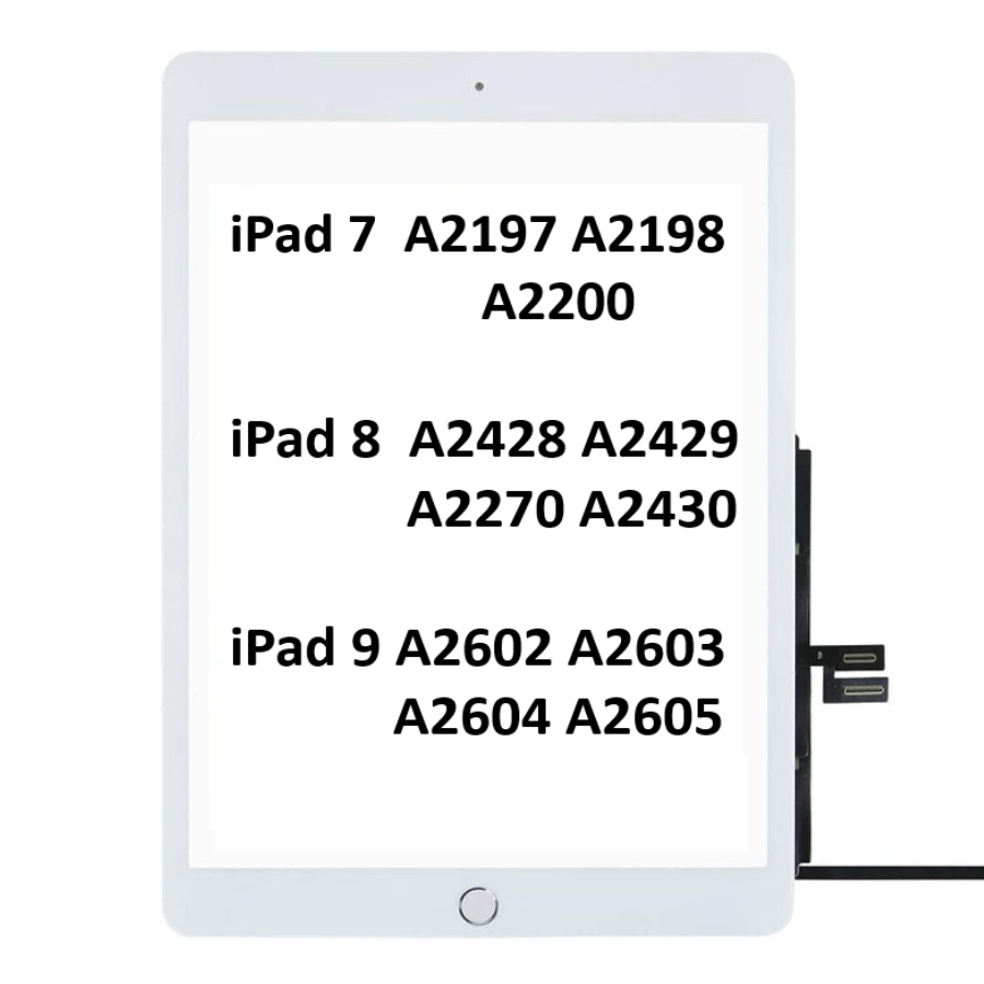 iPad 7.Nesil A2197 A2198 A2200 Dokunmatik Tuşlu Beyaz