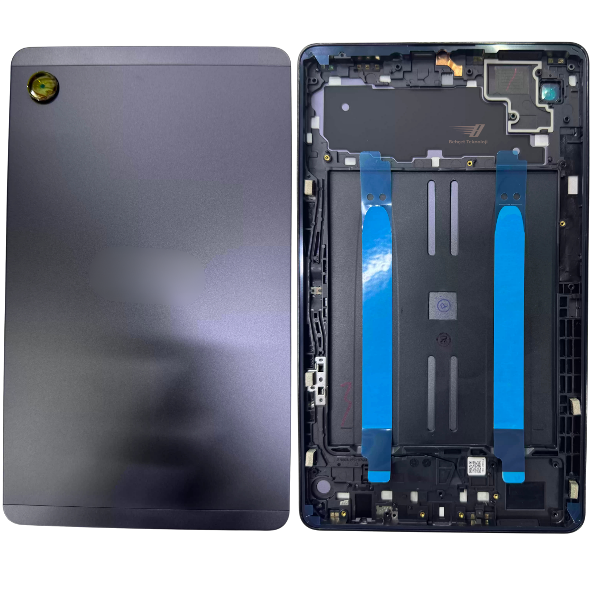 Samsung Galaxy Tab A11 SM-X130 Arka Kasa Pil Kapağı Koyu Gri
