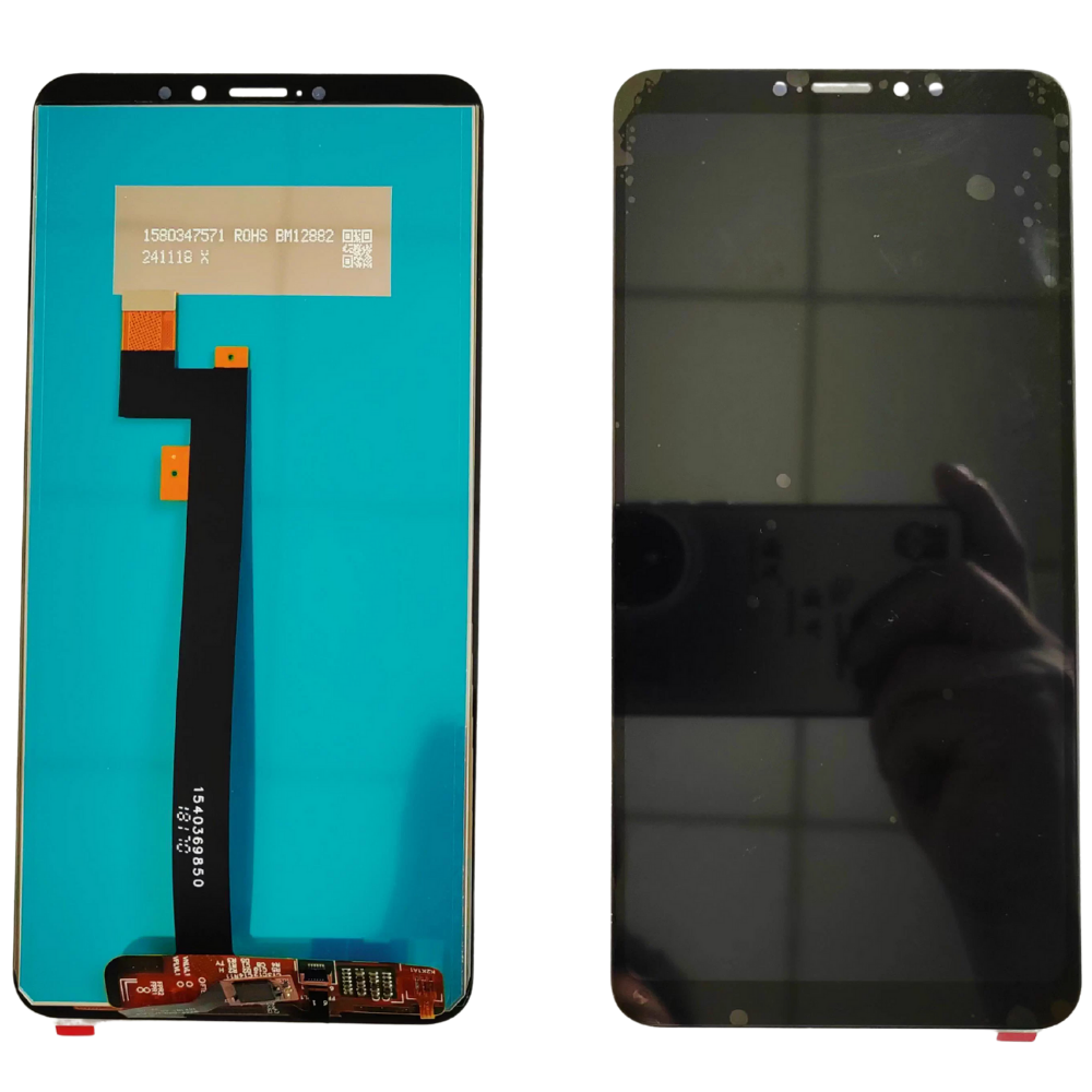Xiaomi Mi Max 3 Lcd Ekran Dokunmatik Çıtasız Siyah