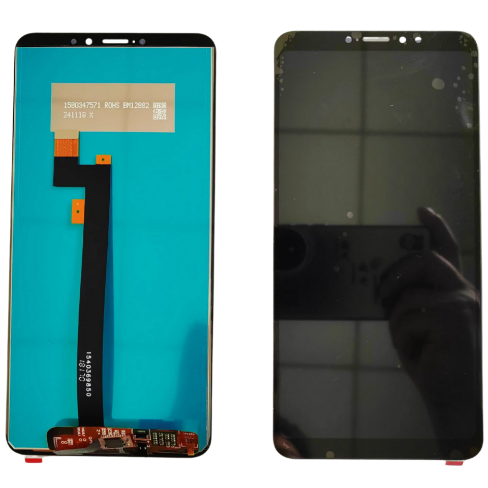 Xiaomi Mi Max 3 Lcd Ekran Dokunmatik Çıtasız Siyah