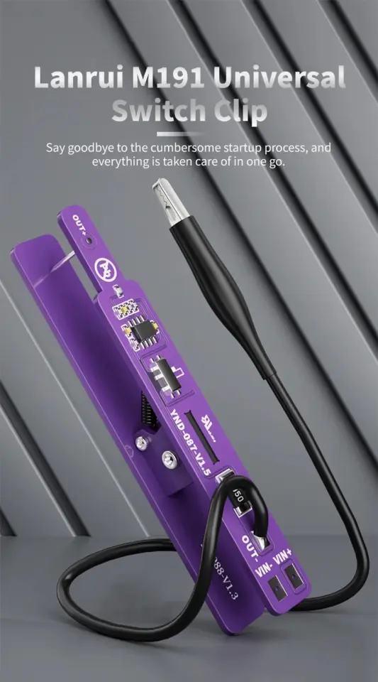 Lanrui M191 Üniversal Çalıştırma Klipsi, iPhone/Android için