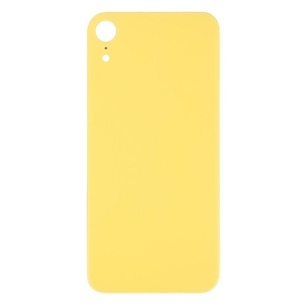 iPhone XR Arka Cam Pil Kapağı Sarı
