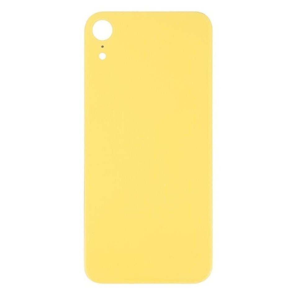 iPhone XR Arka Cam Pil Kapağı Sarı