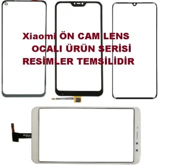 Xiaomi Mi 8 Ocalı Ön Cam Lens Siyah