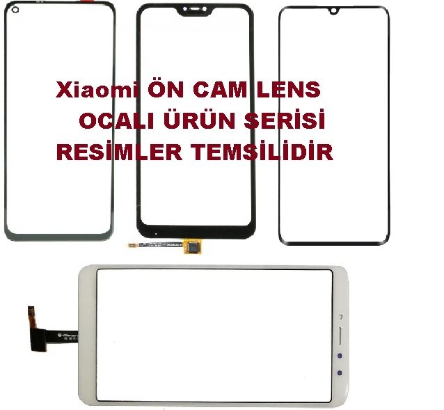Xiaomi Poco X3 Pro Ocalı Ön Cam Lens Siyah