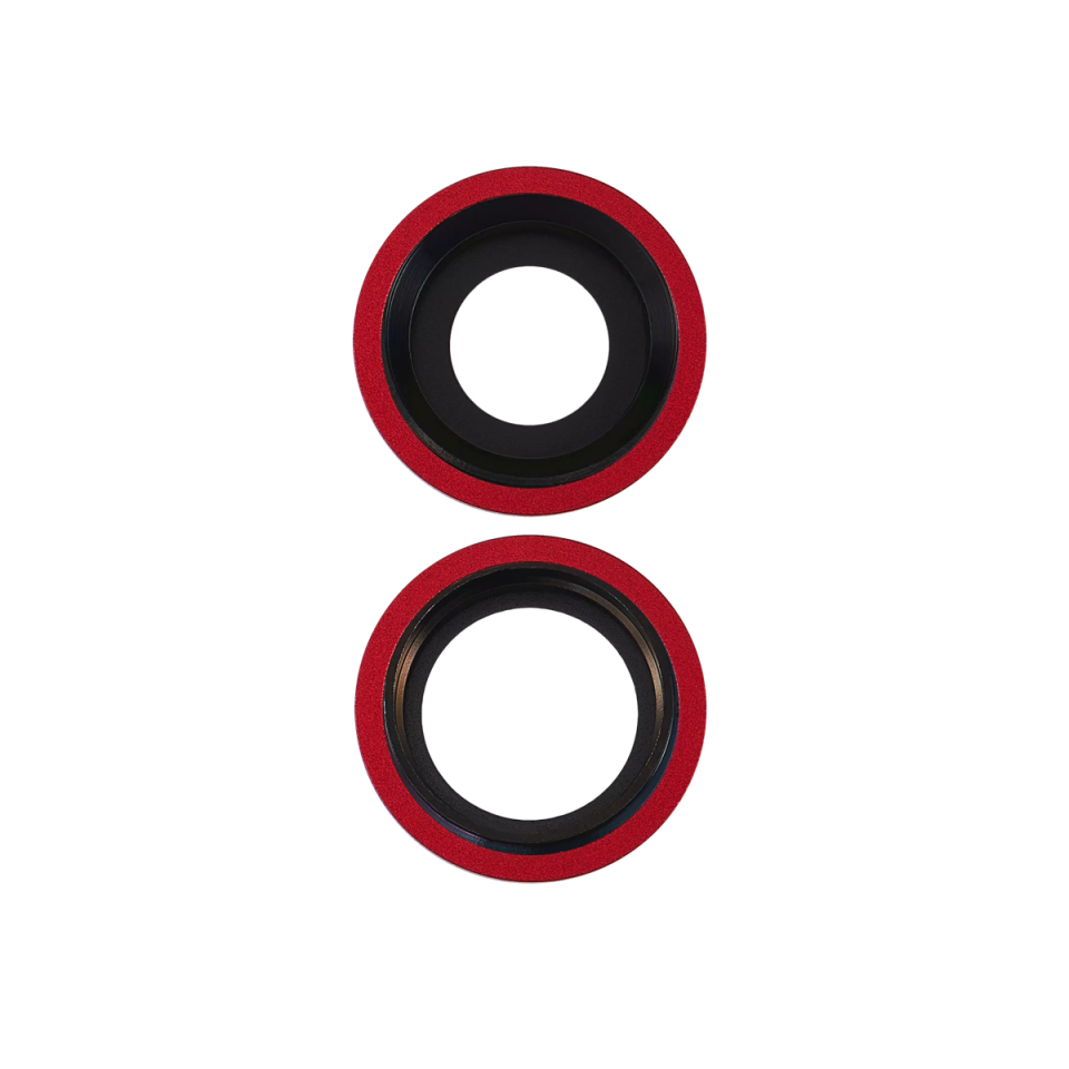 iPhone 11 Kamera Camı Kamera Lensi Full Kırmızı