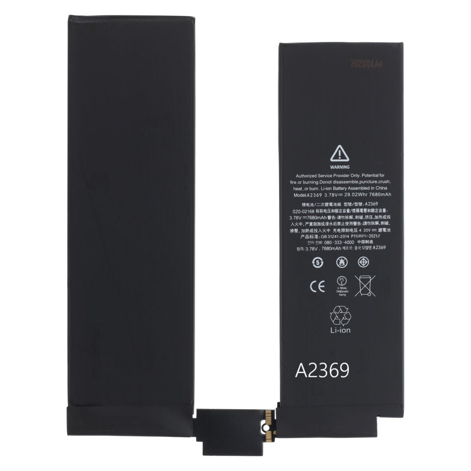 A2369 Kodlu iPad Batarya Pil