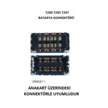 Samsung Tab A8 SM-T290 T295 T297 Batarya Pil Konnektörü