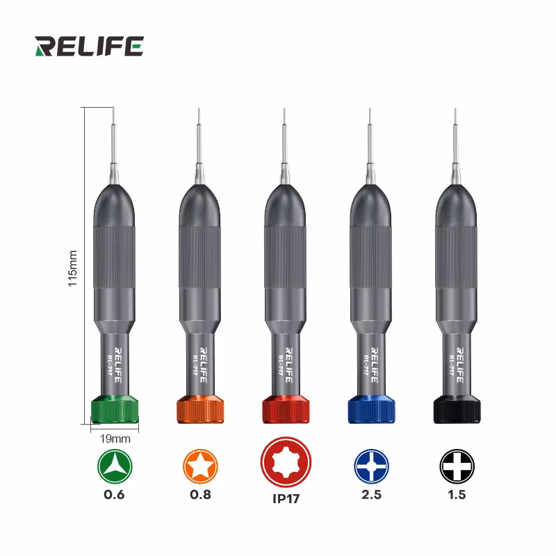 Relife RL-717A 5’li Hassas Telefon Tamir Tornavida Seti