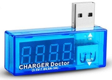 Usb Voltaj Tester Usb Şarj Ölçer