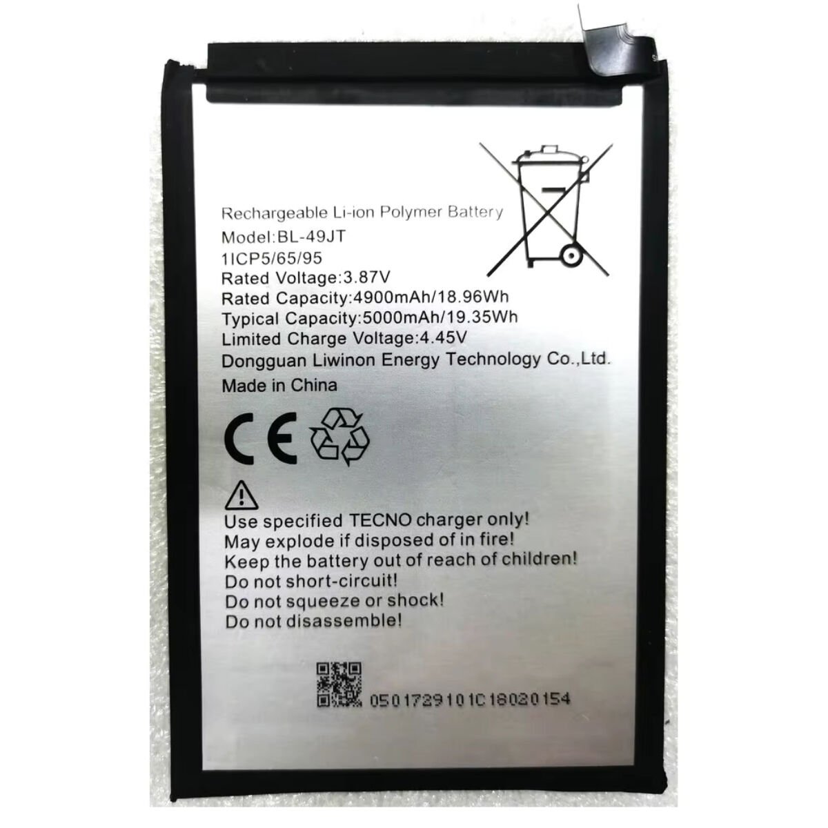 Tecno Spark 30 Pro Batarya Pil