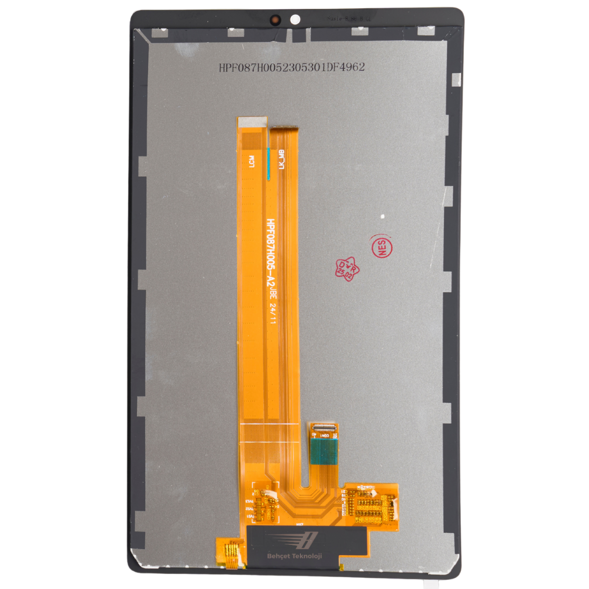 HPF087H005-A0 Kodlu Lcd Ekran Dokunmatik Takım Beyaz