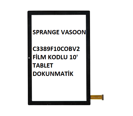 Sprange Vasoun 10' Tablet Dokunmatik