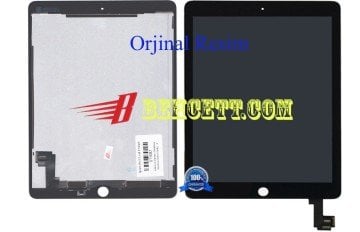 iPad Air 2 A1566 Lcd Ekran  Dokunmatik Takım Siyah
