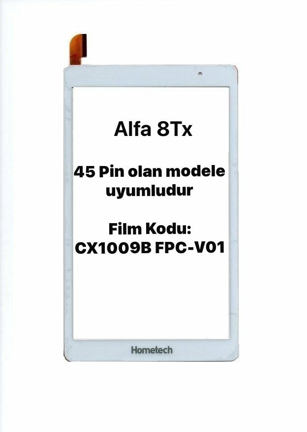 Hometech Alfa 8TX Dokunmatik 45 Pin - Model 2