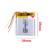 602626 3.7v 400mah Li-Polymer Batarya Pil