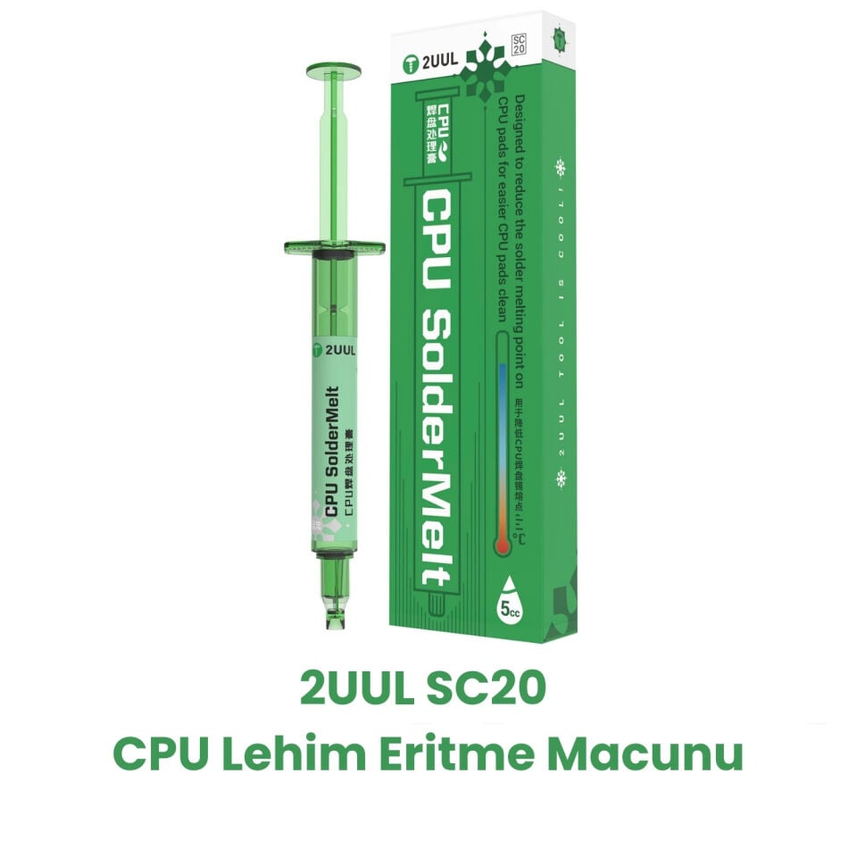 2UUL SC20 CPU Lehim Eritme Macunu