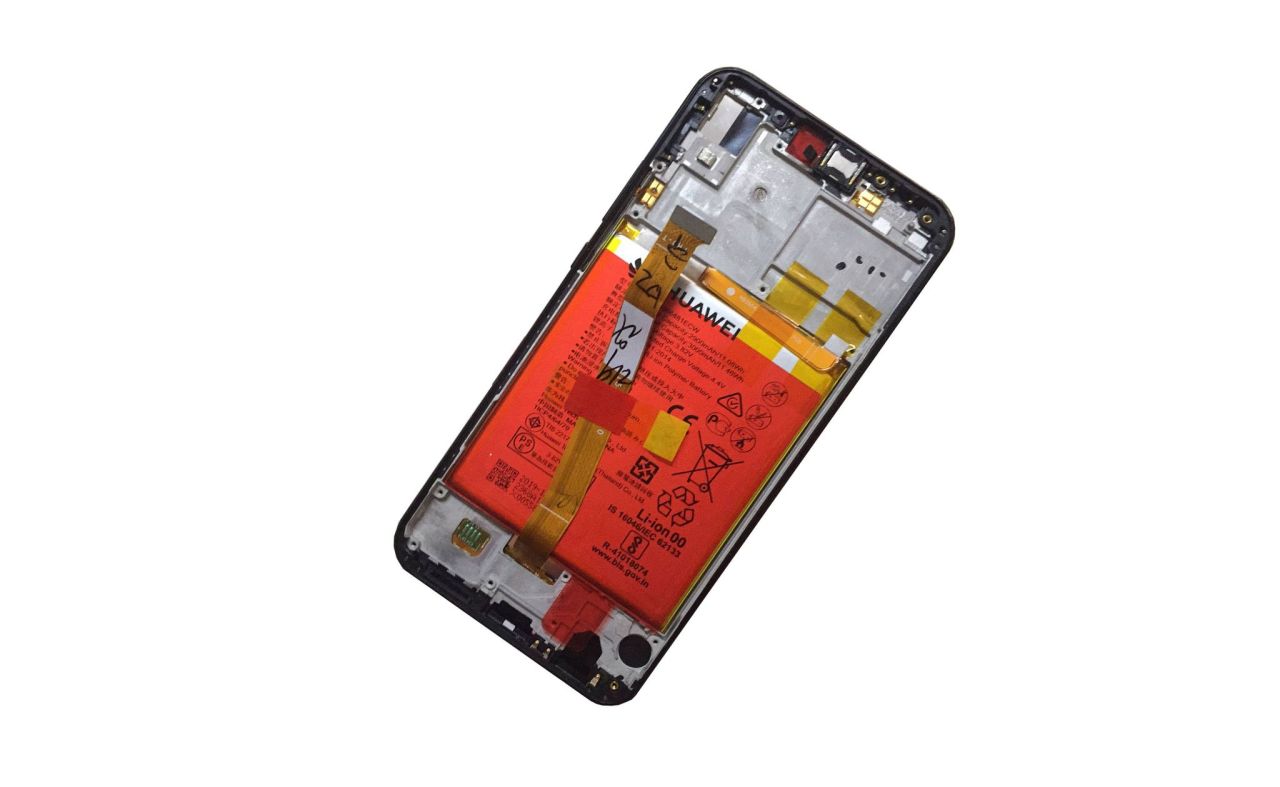 Huawei P20 Lite Kasalı Ekran Dokunmatik Takım Siyah Orjinal