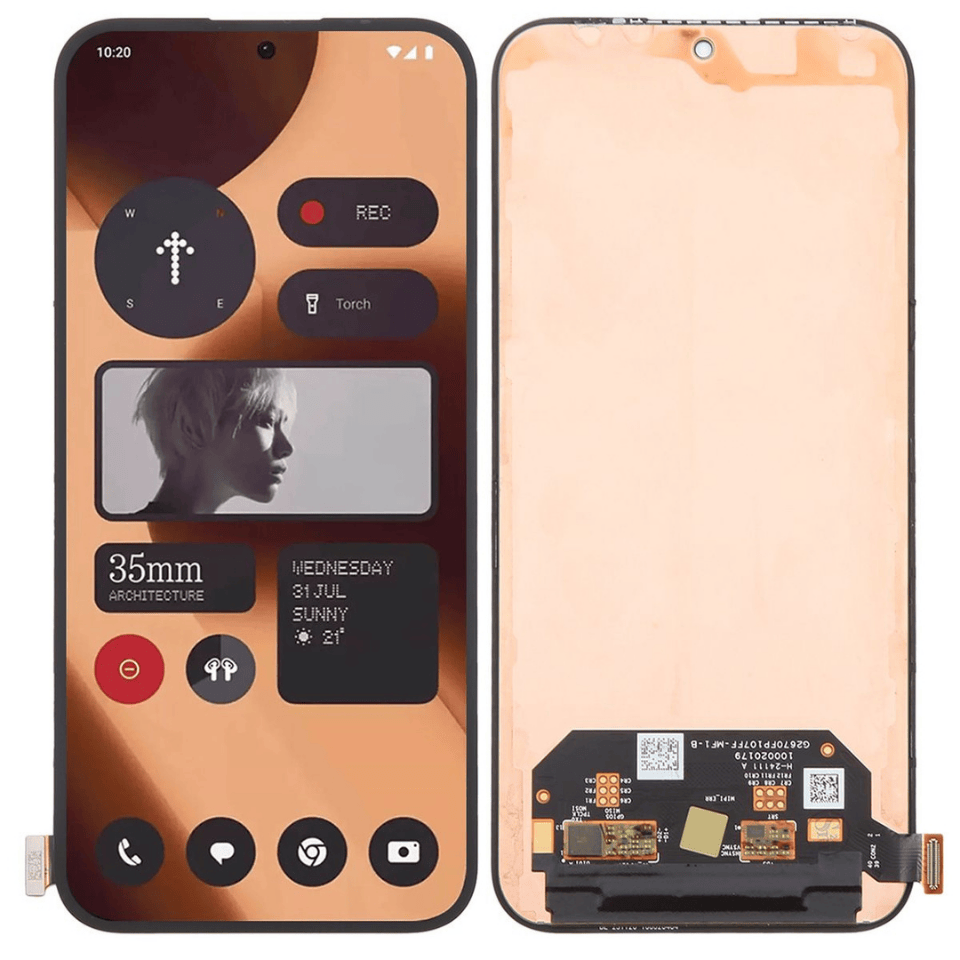 Nothing Phone 2A Lcd Ekran Dokunmatik Çıtasız Orijinal