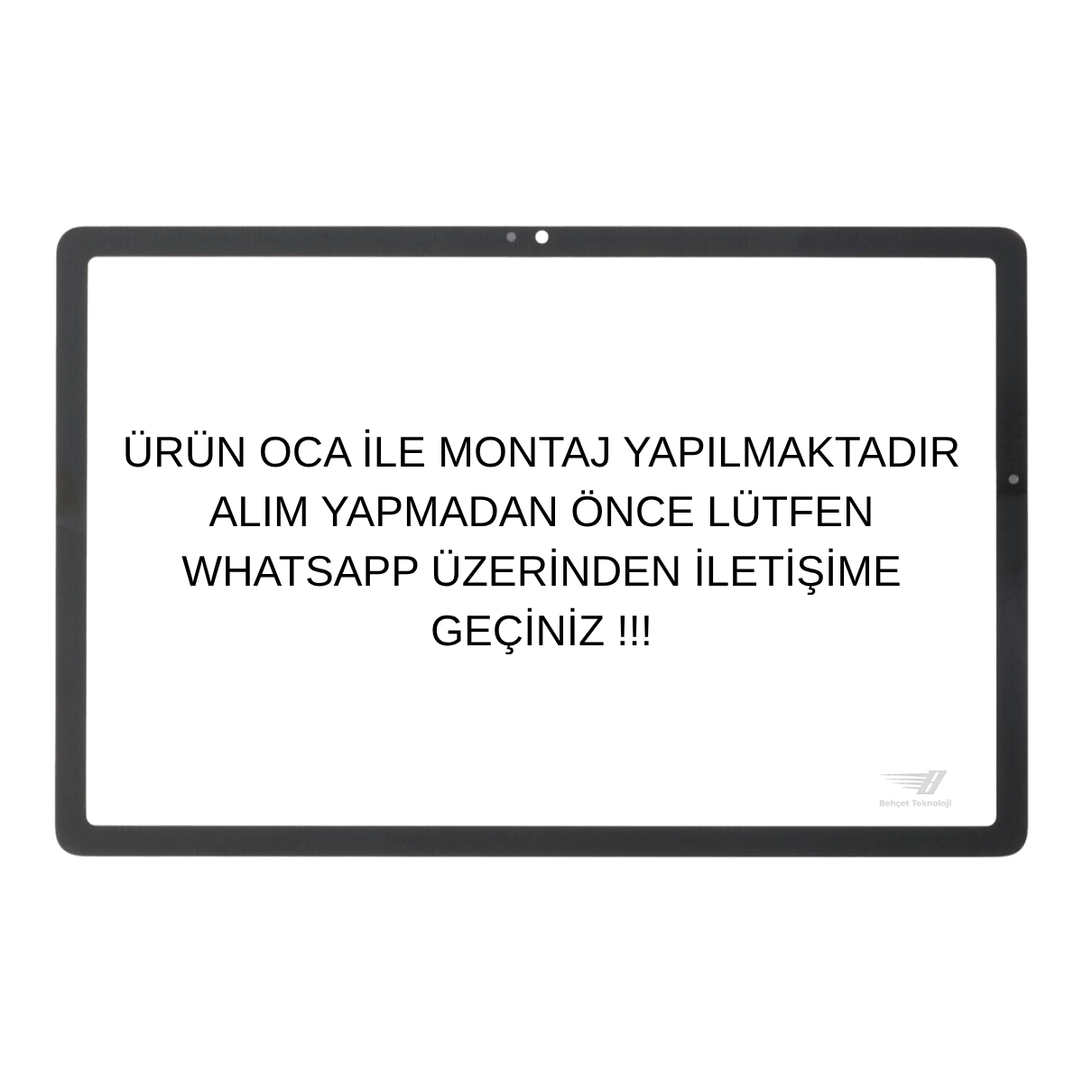 Samsung Galaxy Tab A9 Plus SM-X210 X215 X217 Ön Cam Lens Ocalı