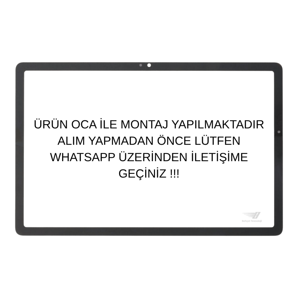 Samsung Galaxy Tab A9 Plus SM-X210 X215 X217 Ön Cam Lens Ocalı
