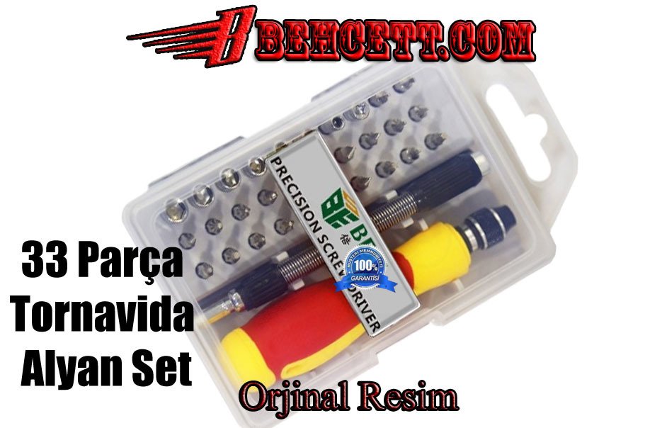 33 Parça Tornavida Alyan Set