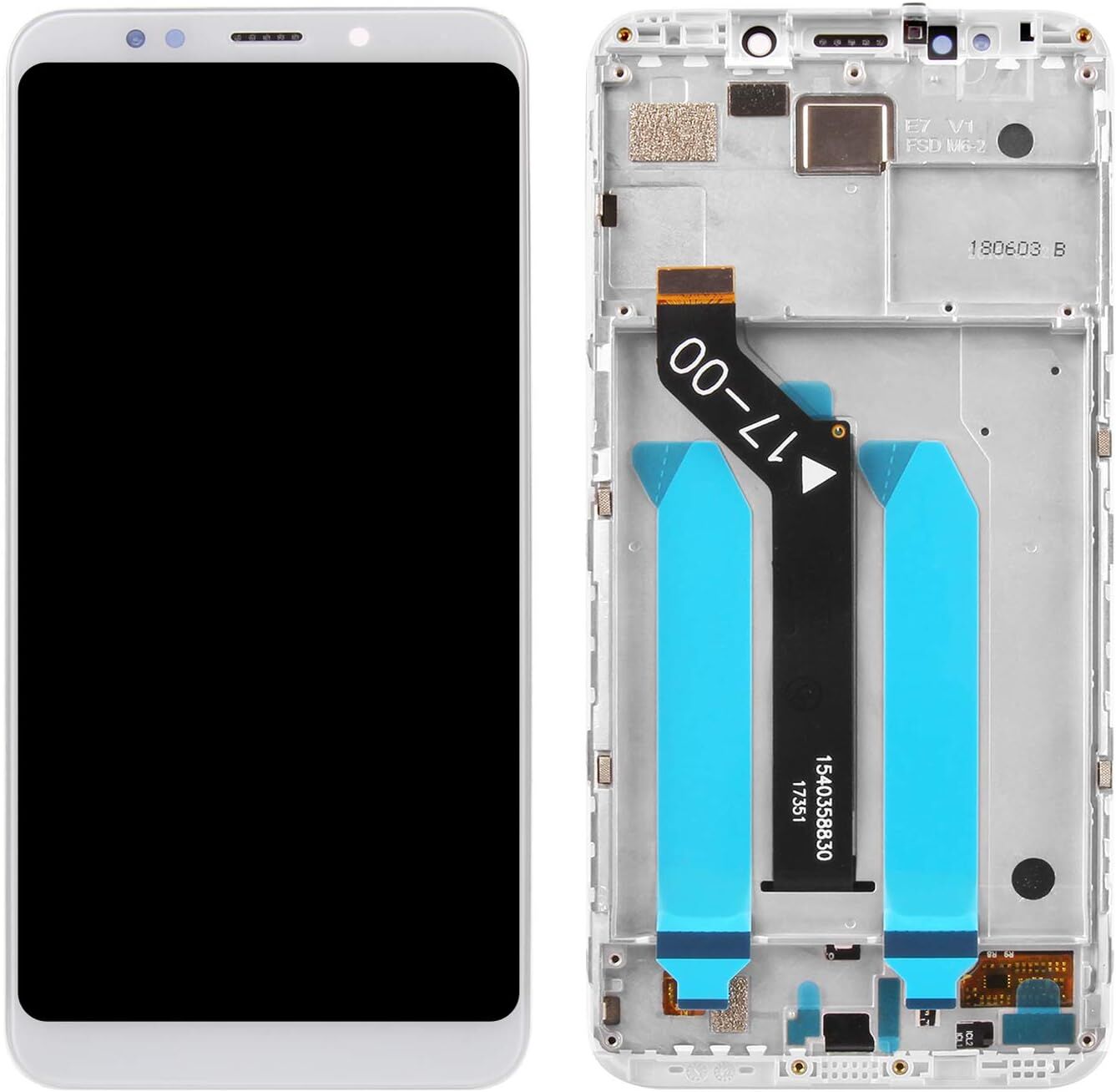 Xiaomi Redmi 5 Plus Lcd Ekran Dokunmatik Çıtalı Beyaz