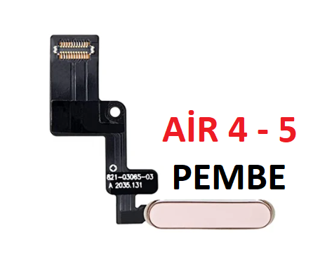 Apple iPad Air 4 - Air 5  A2072 A2316 A2324 A2325 On Off Güç Tuşu Pembe
