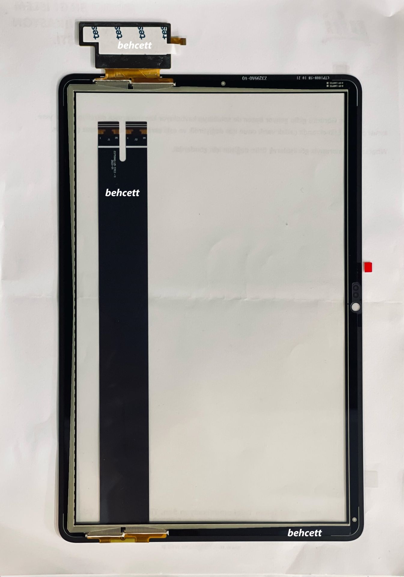 TCL Tab 10S Wifi 9081 9081X 9080 9080G Ön Cam Dokunmatik Lens Ocalı