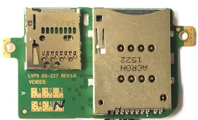 Lenovo A10-70 A7600-F Sim Kart SdKart Yuvası