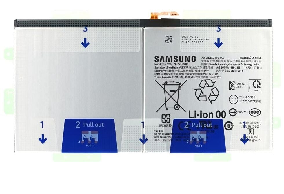Samsung Galaxy Tab S9 Ultra SM-X910 SM-X916 SM-X916B Batarya Pil