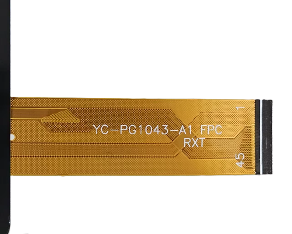YC-PG1043-A1 FPC Kablo Kodlu Dokunmatik Siyah