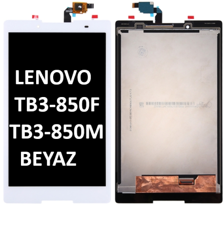 Lenovo Tab 3 TB3-850 TB3-850F TB3-850M Lcd Ekran Dokunmatik Takım Beyaz