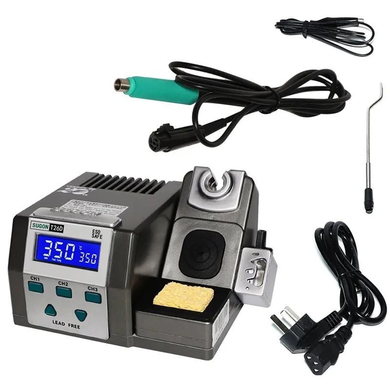 Sugon T26D Kalem Havya Lehim İstasyonu 3 Uçlu