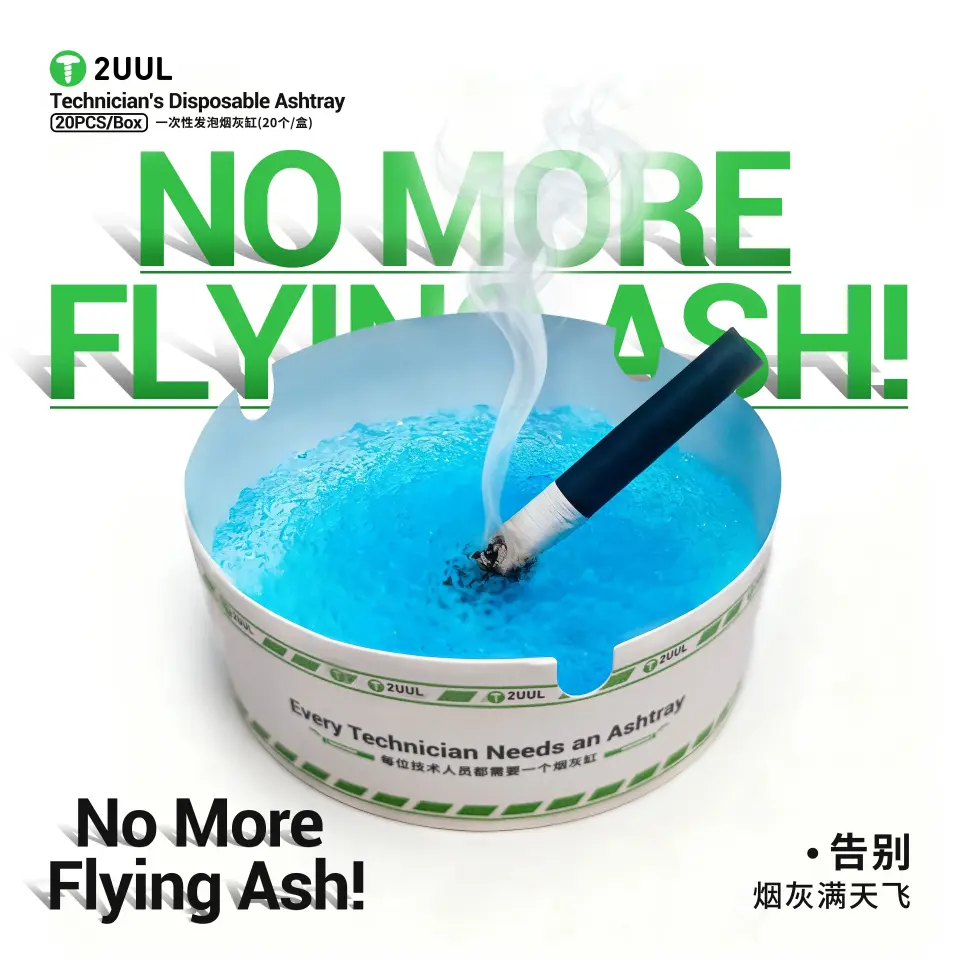 2UUL AS01 Teknisyenler İçin Tek Kullanımlık Küllük 20'li