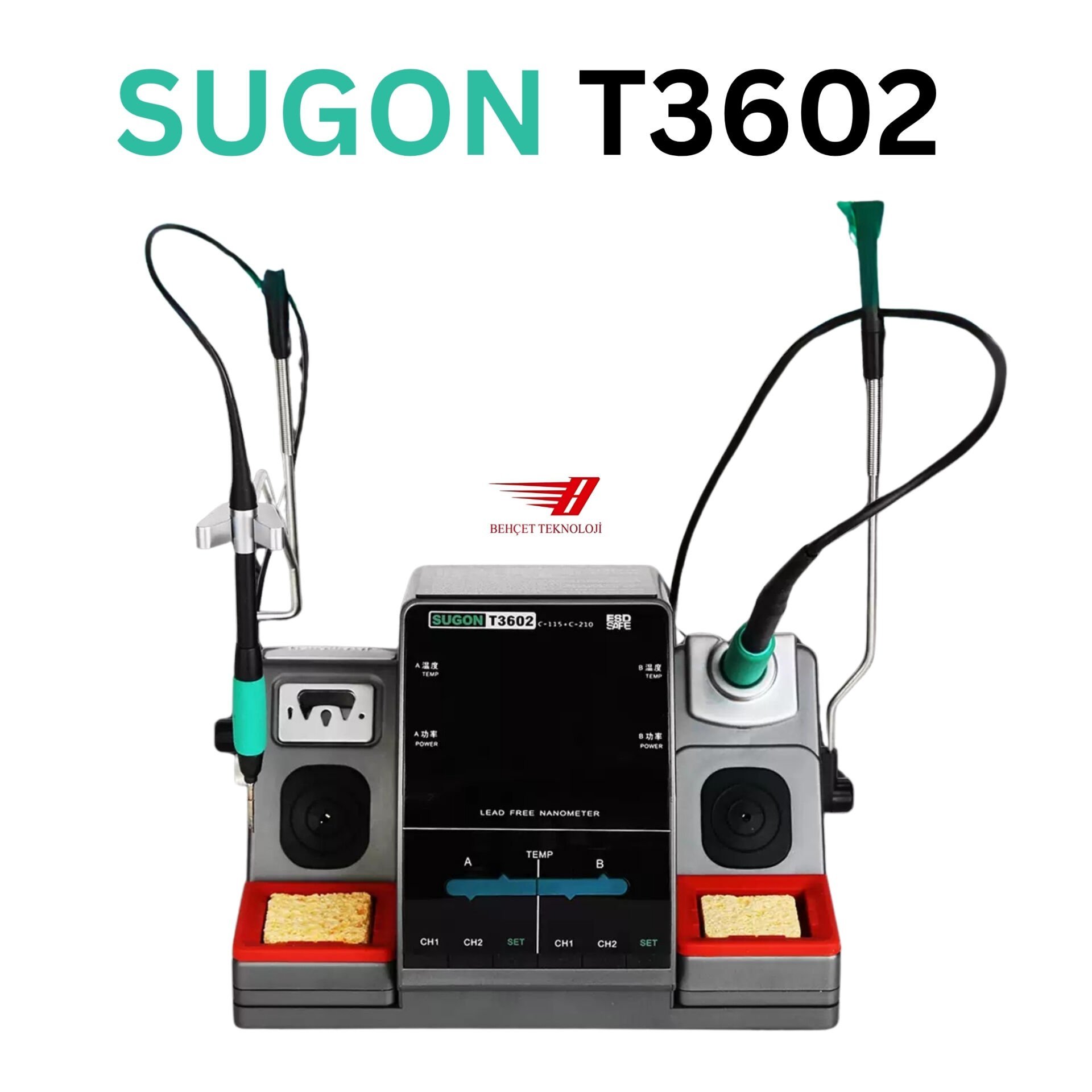 Sugon T3602 Çift Kollu Lehimleme İstasyonu