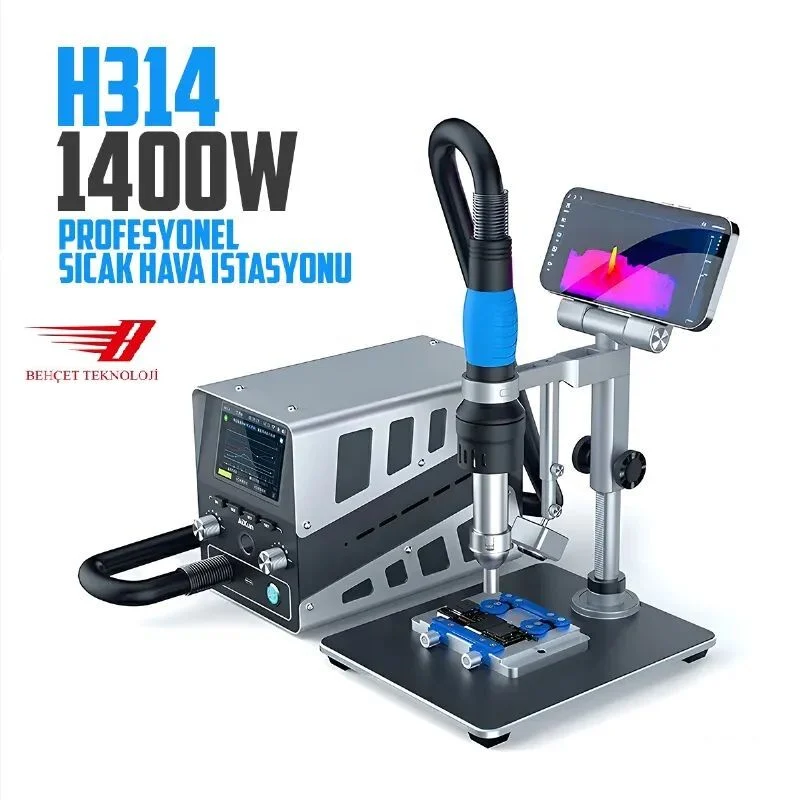 Aixun AX-H314D 1400W Akıllı Sıcak Hava Yeniden İşleme İstasyonu