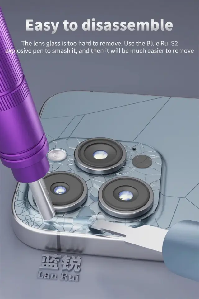 Lanrui S2 Arka Kapak Cam Kırma Aleti