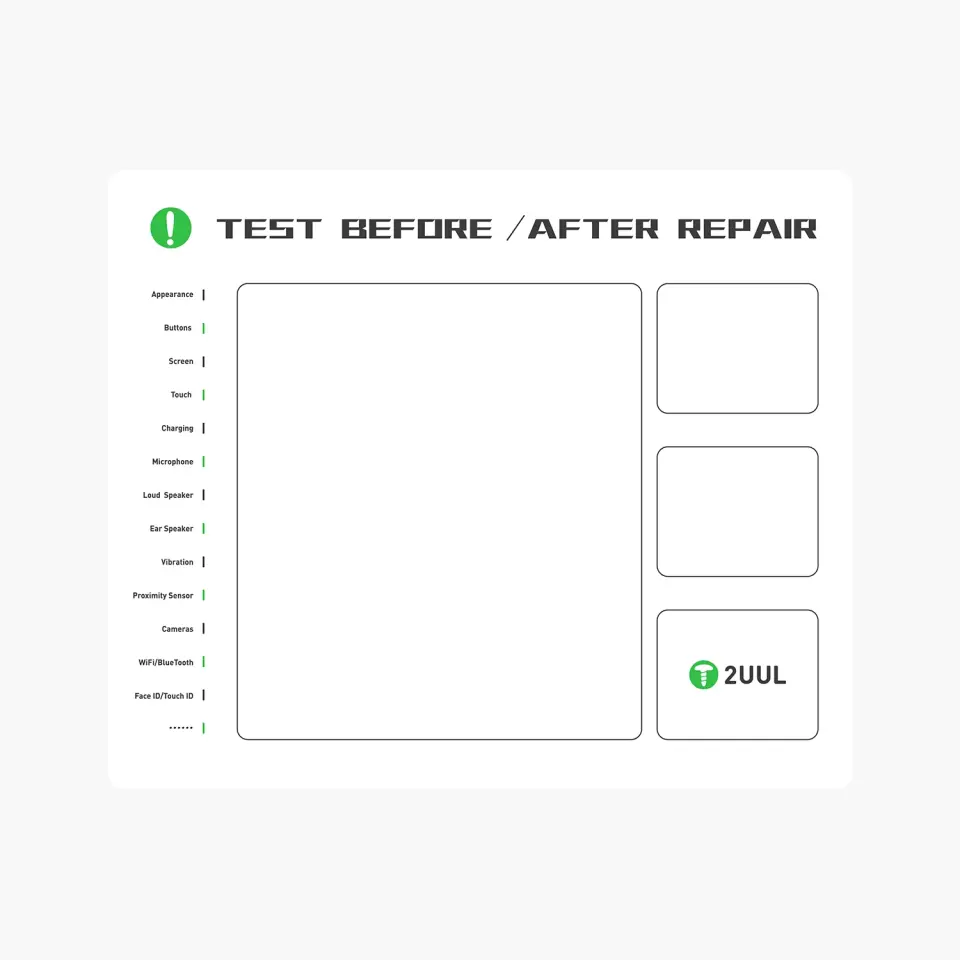 2UUL ST92 Manyetik Mat Proje Tamir Pedi