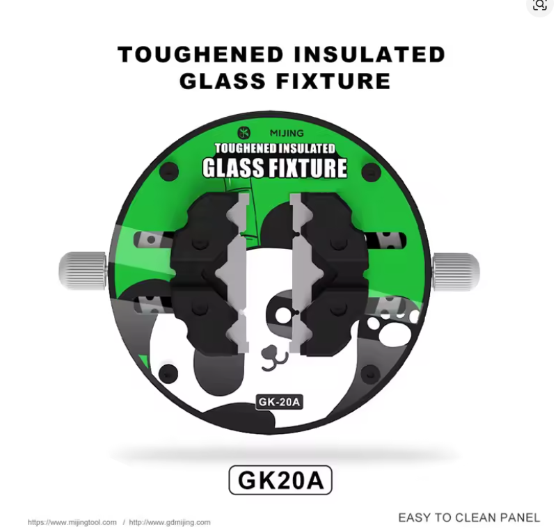 Mijing GK20A 360° Dönebilen Yüksek Sıcaklığa Dayanıklı Cam Anakart PCB Onarım Fikstürü