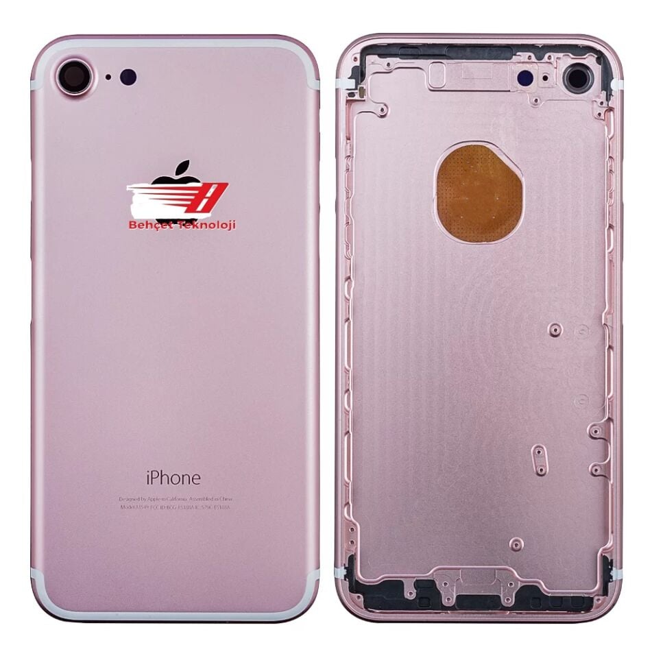 Apple iPhone 7 - 7G Arka Kasa Full Dolu Rose Gold
