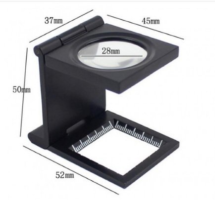 Katlanabilir Işıklı Masaüstü Büyüteç