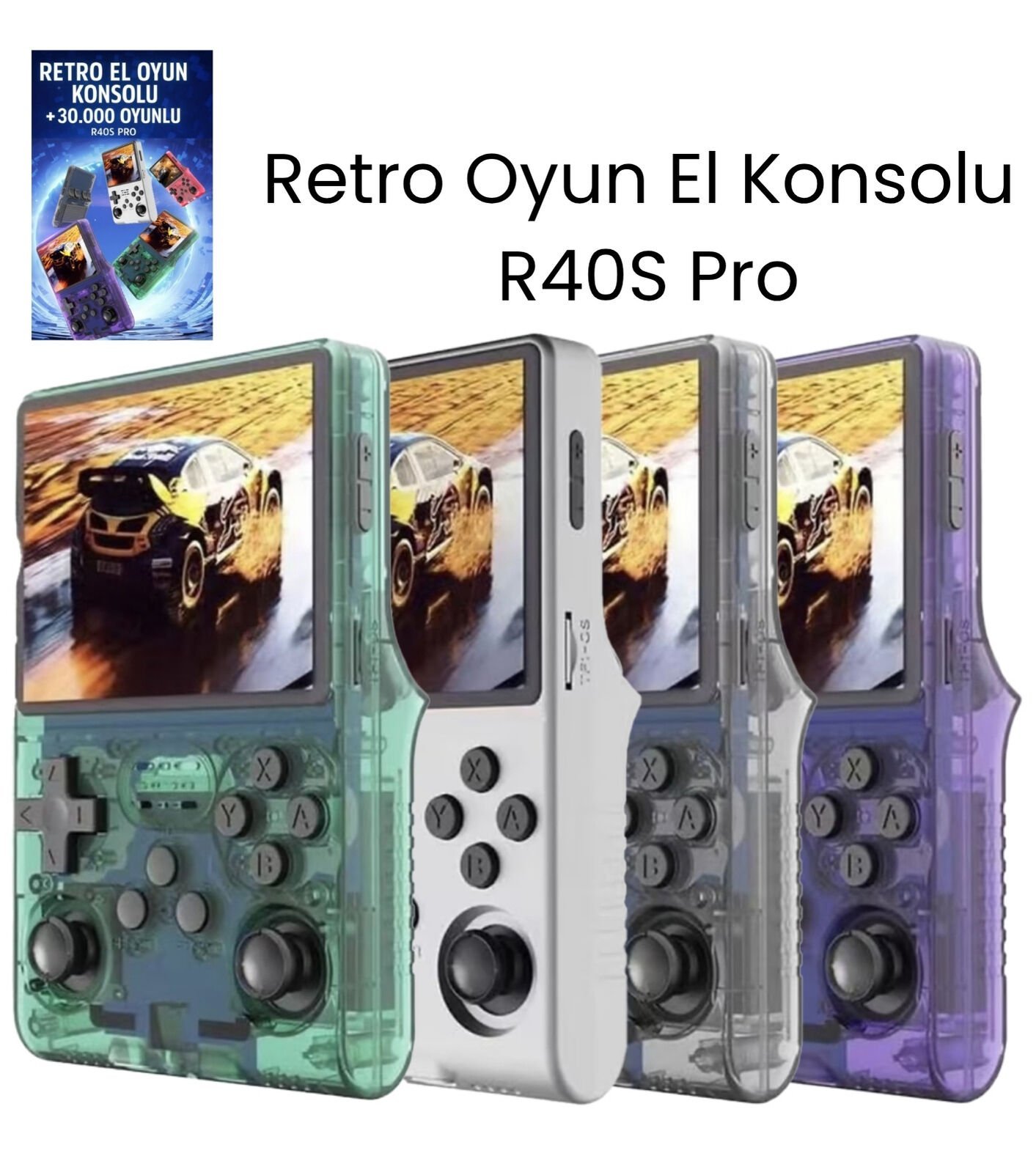 Retro R40S Pro El Oyun Konsolu – 30.000 Oyun