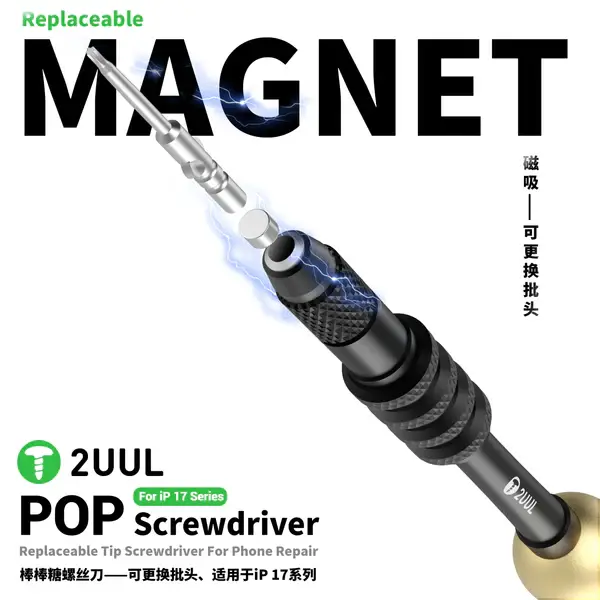2UUL SD87 POP Değiştirilebilir Uçlu iPhone 17 Serisi Tornavida