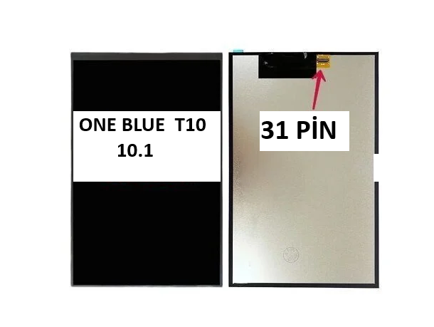 One Blue T10 Lcd Ekran