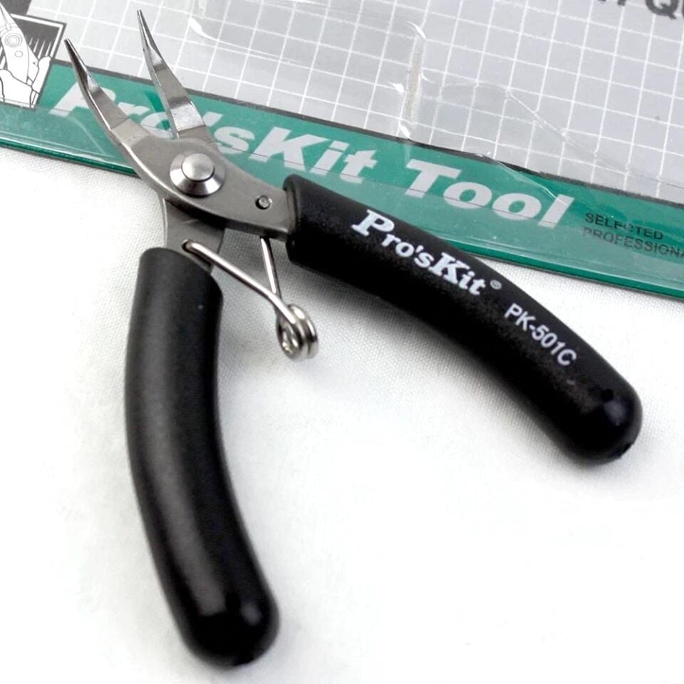 Proskit Eğri Uçlu Kargaburun Pense 1PK-501C